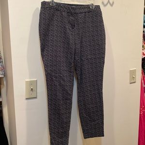Black and white dot ankle pants. Size 8